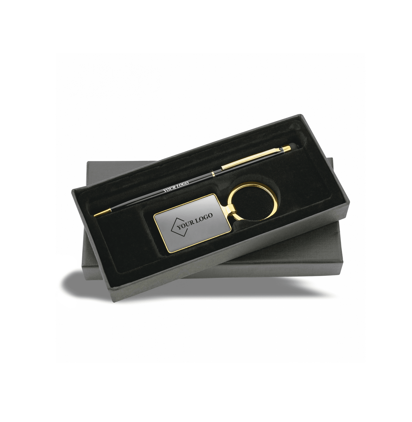 Gift Sets Images Web-240 Royal Black & Gold Gift Set - Image 1