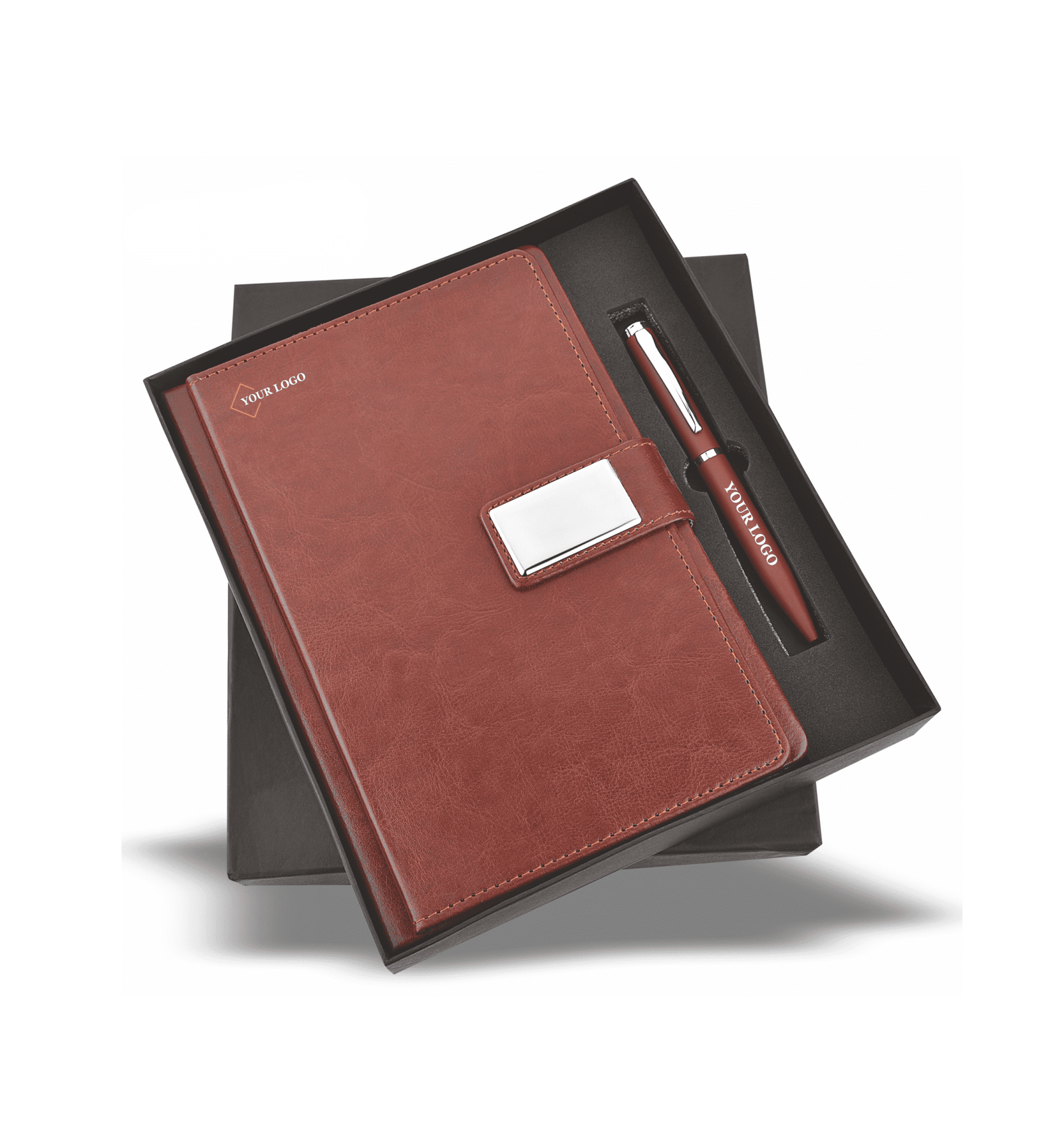 Gift Sets Images Web-46 Premium Flap Diary & Pen Gift Set - Image 1