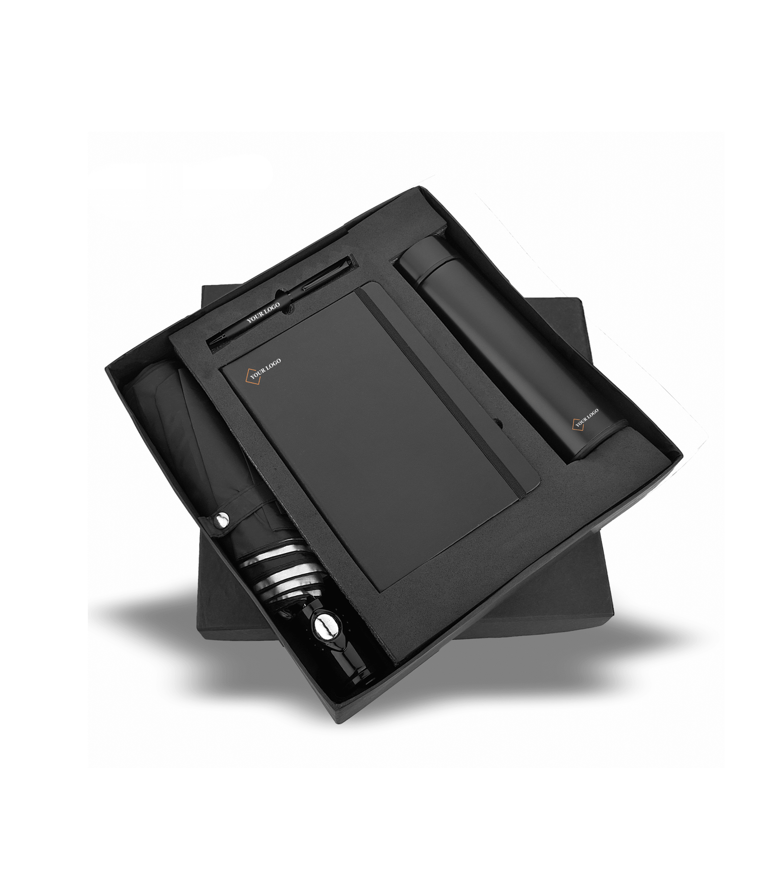 All-Black Luxe Gift Set – 4 Pieces