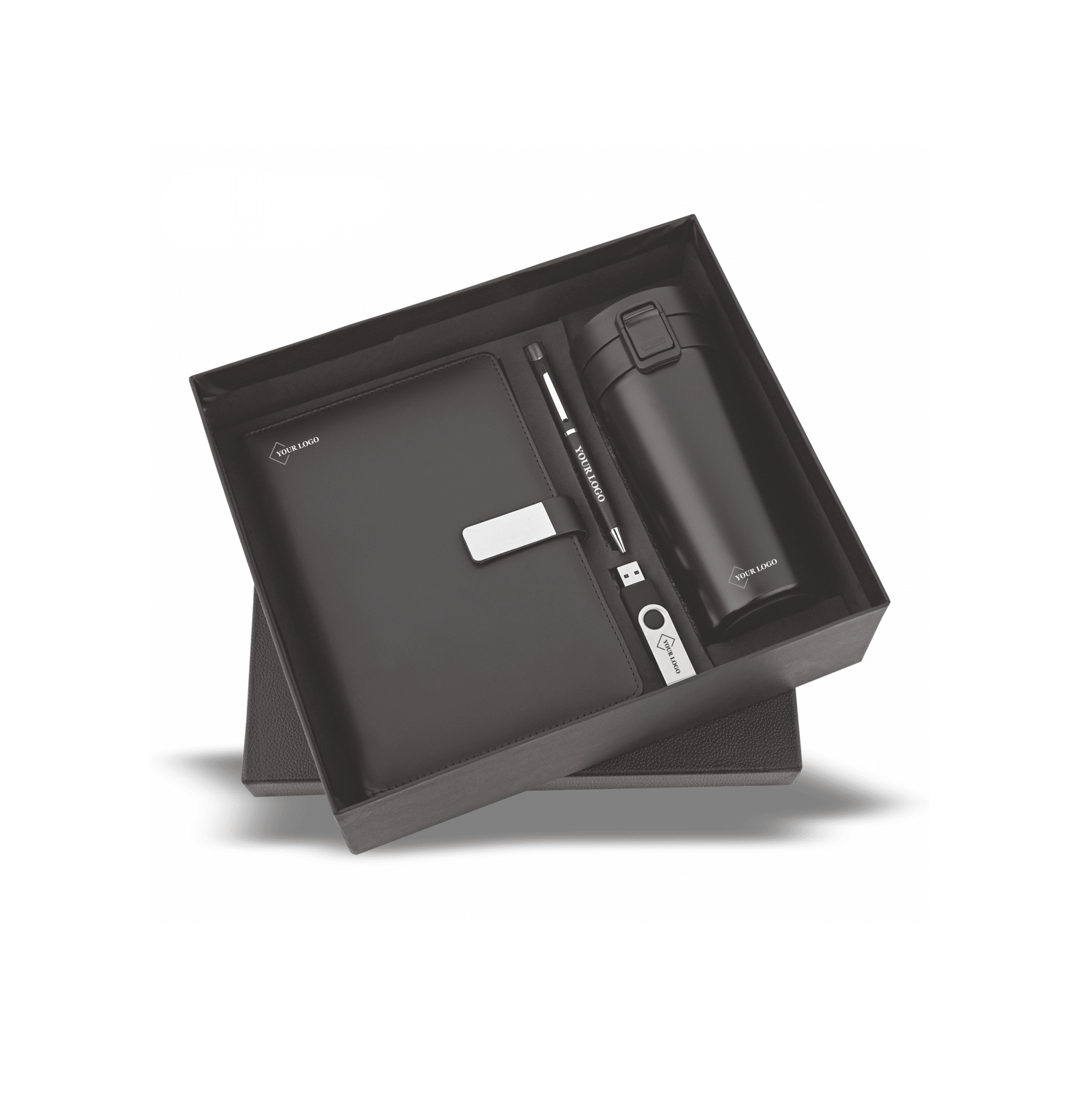 Smart Utility Gift Box – Notebook, Bottle, Pen & USB