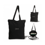 Eco-Friendly Canvas Bag with Zip Closure