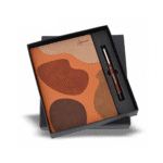 Artistic Earth-Tone Gift Set – Notebook & Pen Combo