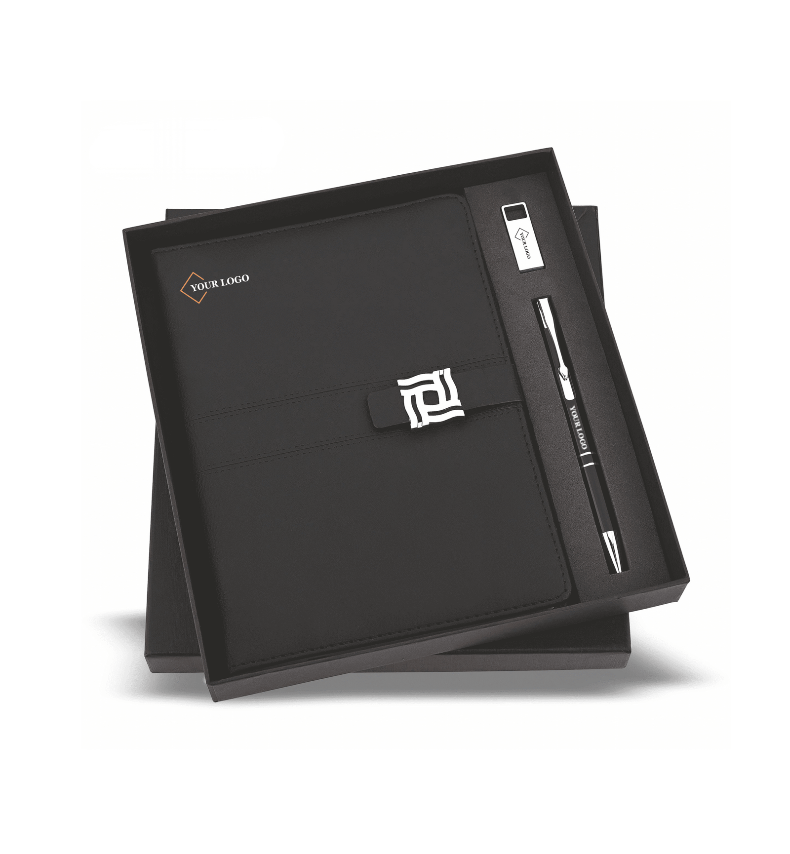 Classic Black 3-in-1 Executive Gift Set