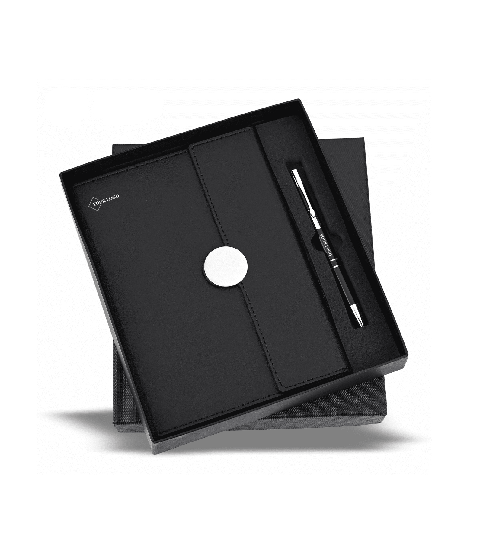 Sterling Circle Notebook & Pen Combo