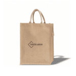 Handy Natural Jute Carry Bag with Zip
