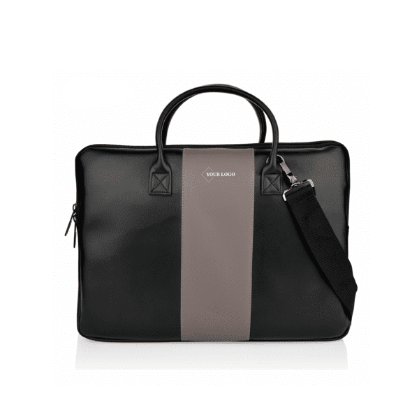 Dual-Tone Executive Laptop Bag