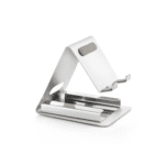 Heavy-Duty Desktop Mobile Stand – Silver Finish