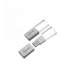 Crystal Body USB Drive with Metal Cap