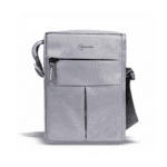 Multi-Compartment Shoulder Bag Grey