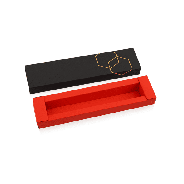 Black & Red Geometric Pen Presentation Box