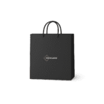 Minimalist Gift Bag with Brand Printing Black