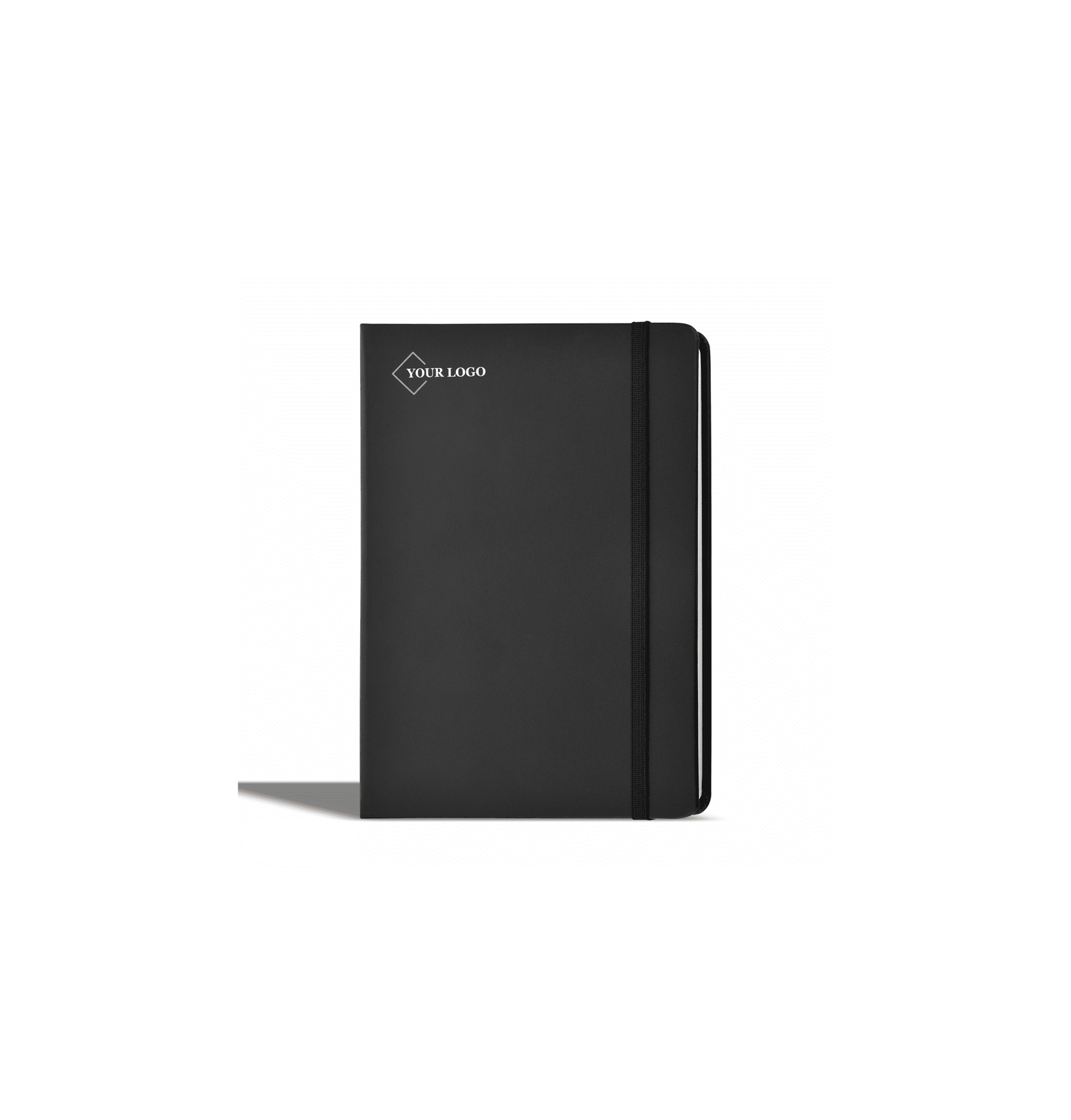 Classic Hardcover Notebook with Elastic Band Black