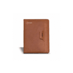 PU Leather Executive Notebook with Pen Holder Brown