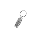 Glossy Gunmetal Keychain