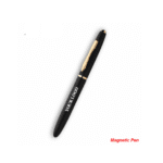 Magnetic Closure Matte Black & Gold Pen