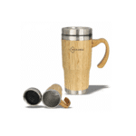 Eco-Friendly Bamboo Mug with Stainless Steel Interior