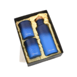 Regal Blue Copper Bottle & Mug Gift Set