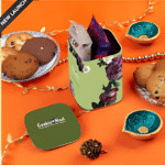 Tall Square Tin – Assorted Cookies