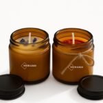 Aromatic Candle Duo (3.5 Inch Amber Jars)