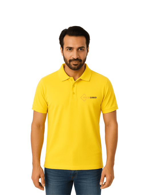 Untitled design (27) Premium Cotton Polo T-Shirt - Image 1