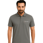 Premium Cotton Polo T-Shirt Grey