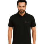 Premium Cotton Polo T-Shirt Black